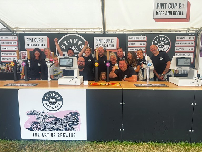st ives brewery team